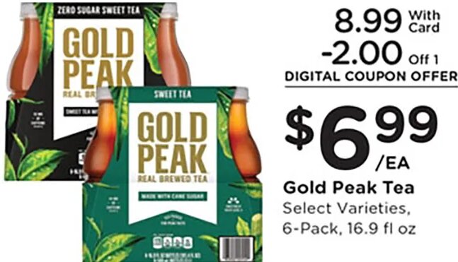 Gold Peak Tea at Mariano's