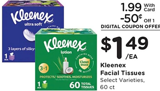 Kleenex Facial Tissues at Mariano's