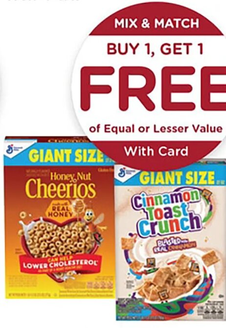 General Mills Giant Size Cereal