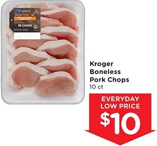 Kroger Boneless Pork Chops at Mariano's
