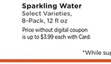 Sparkling Water at Mariano's