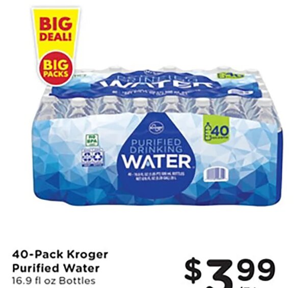 40-Pack Kroger Purified Water at Mariano's