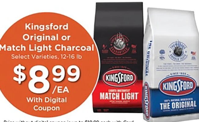Kingsford Original or Match Light Charcoal