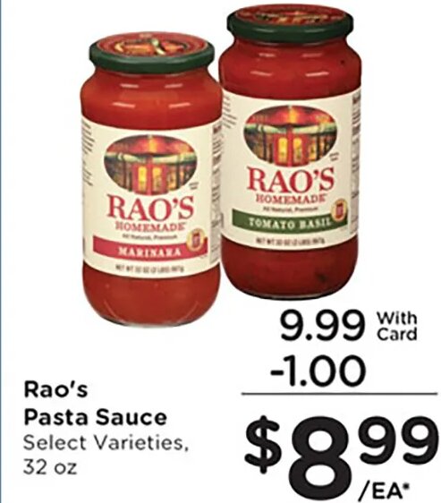 Rao's Pasta Sauce