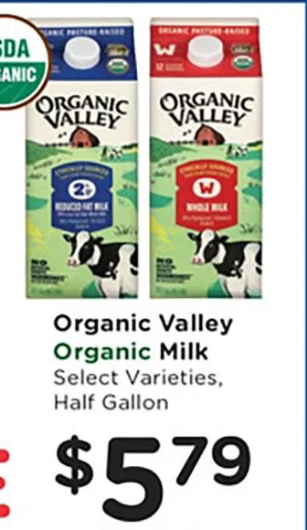 Organic Valley Organic Milk at Mariano's