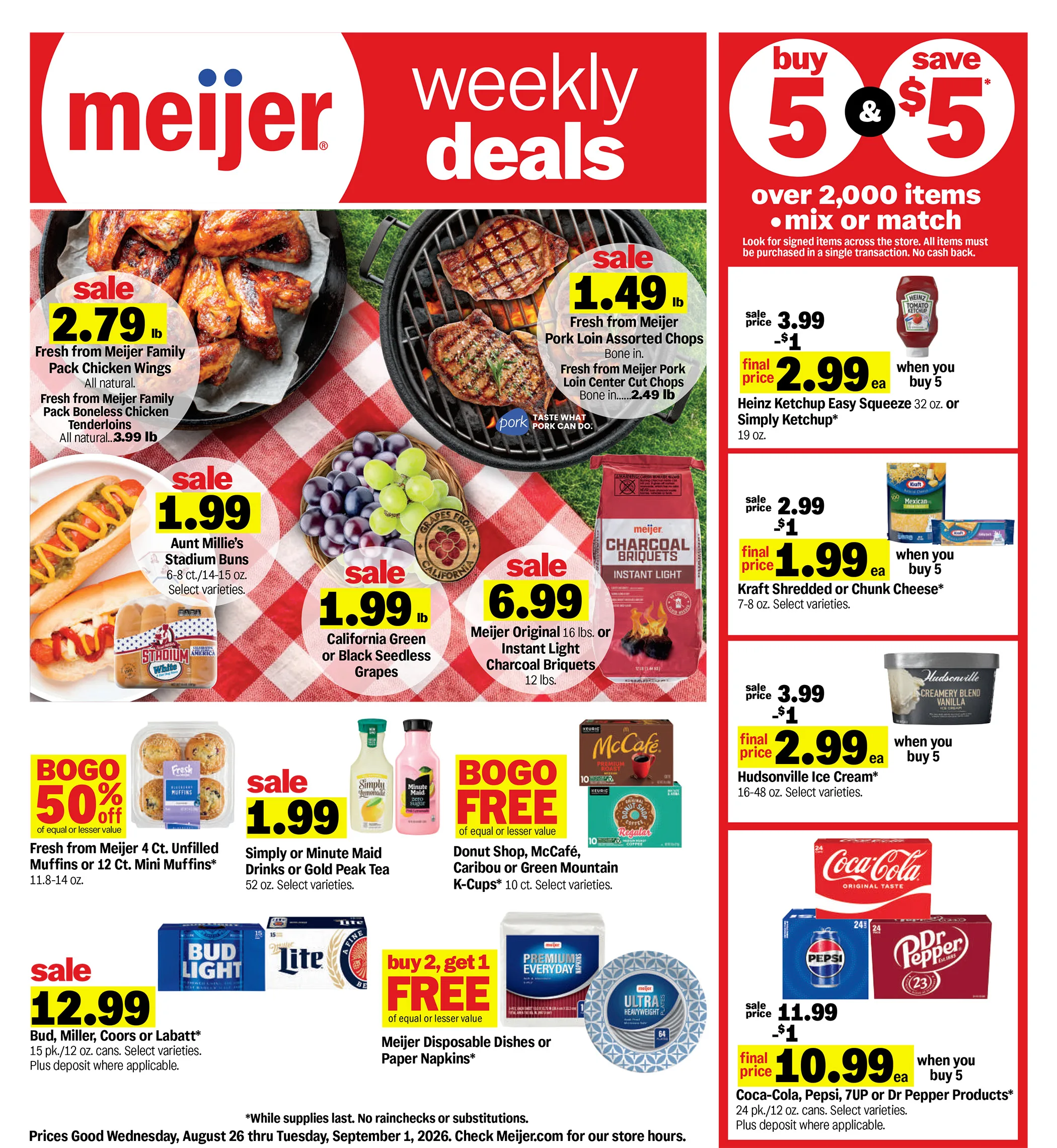 Meijer Weekly Ad Page 1