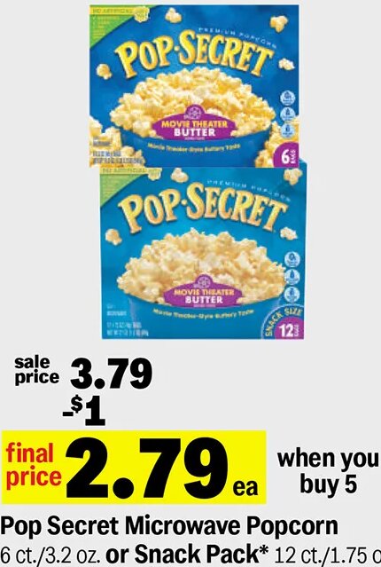 Pop Secret Microwave Popcorn at Meijer