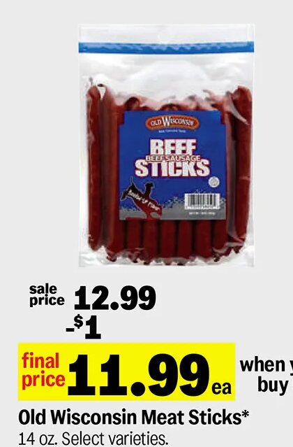 Old Wisconsin Meat Sticks