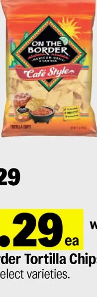 On The Border Tortilla Chips at Meijer