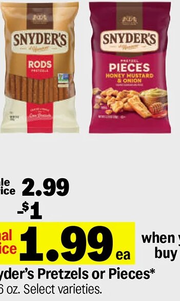 Snyder's Pretzels or Pieces