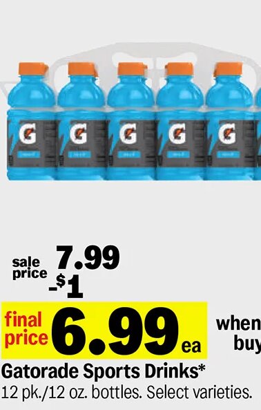 Gatorade Sports Drinks at Meijer