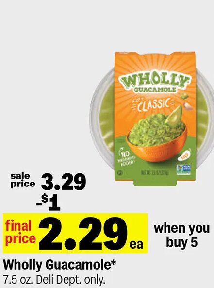 Wholly Guacamole at Meijer