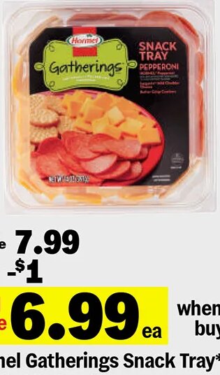 Hormel Gatherings Snack Tray at Meijer