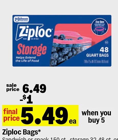 Ziploc Bags