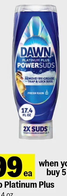 Dawn Dish Soap Platinum Plus EZ-Squeeze at Meijer