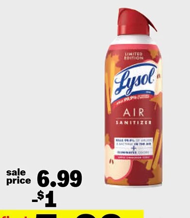 Lysol Air Sanitizer*