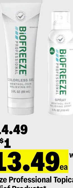 Biofreeze Professional Topical Pain Relief Products