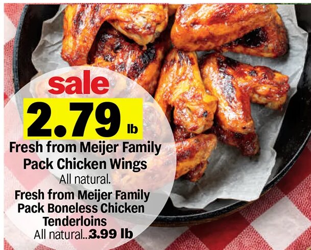 Fresh from Meijer Family Pack Chicken Wings at Meijer