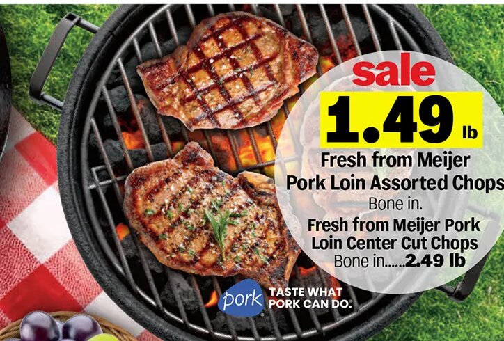 Fresh from Meijer Pork Loin Assorted Chops