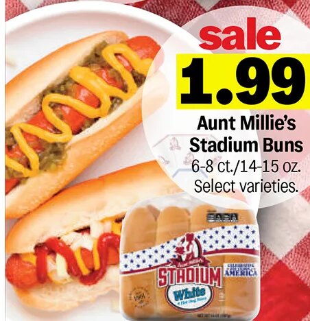 Aunt Millie's Stadium Buns at Meijer