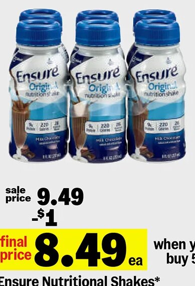 Ensure Nutritional Shakes