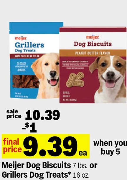 Meijer Dog Biscuits