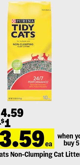 Tidy Cats Non-Clumping Cat Litter*