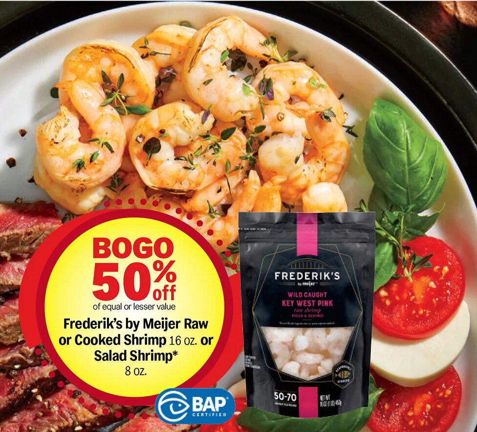Frederik's by Meijer Raw or Cooked Shrimp or Salad Shrimp