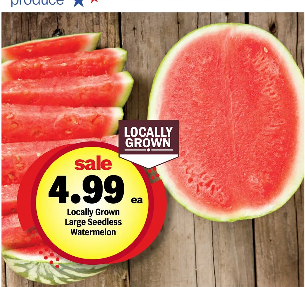 Locally Grown Large Seedless Watermelon at Meijer