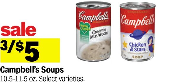 Campbell's Soups at Meijer