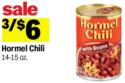 Hormel Chili at Meijer