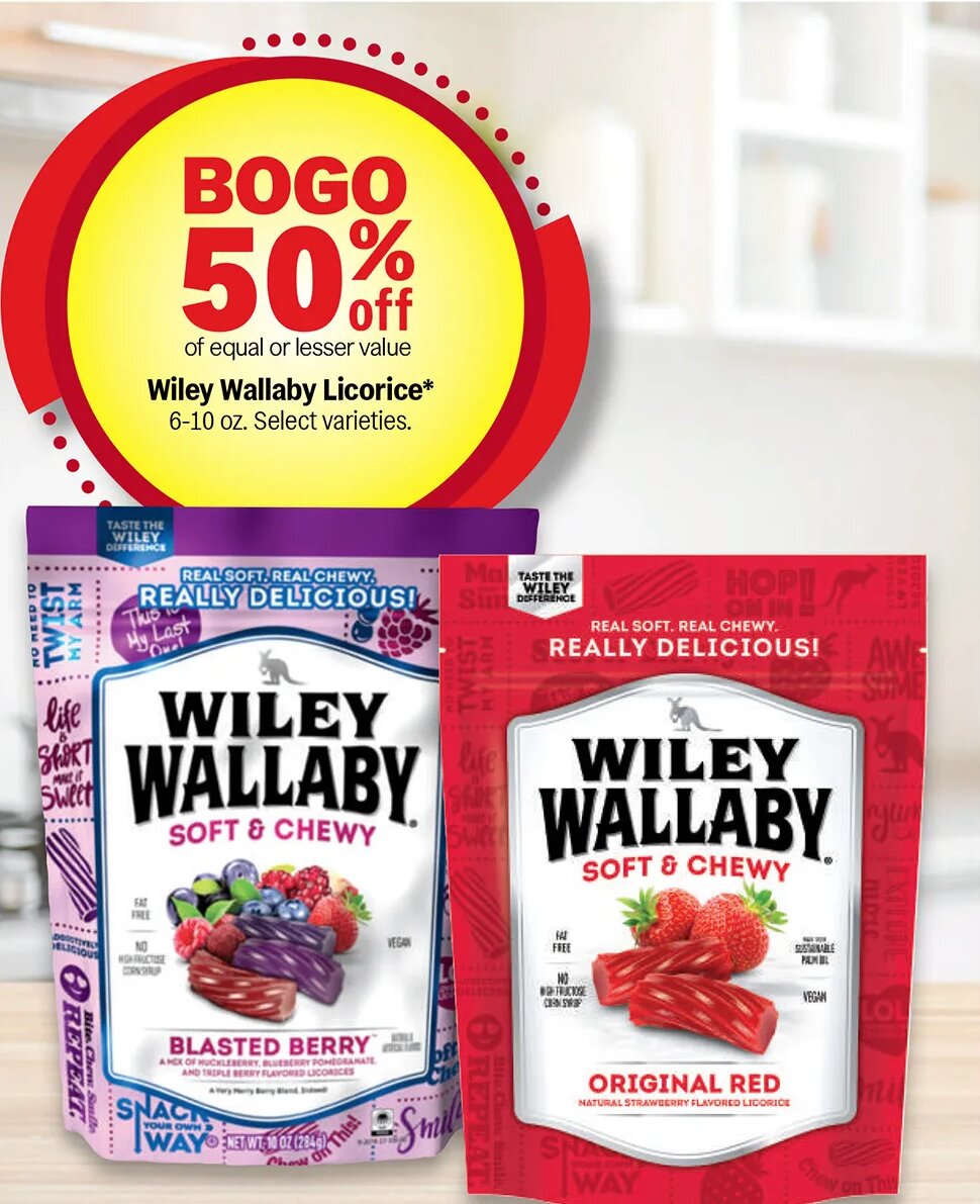 Wiley Wallaby Licorice