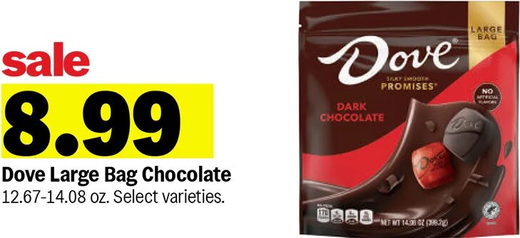 Dove Large Bag Chocolate