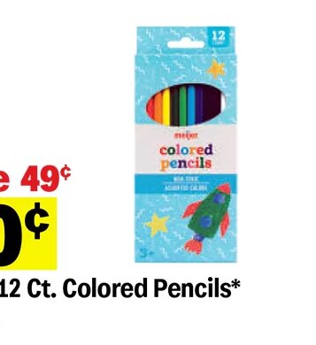 Meijer 12 Ct. Colored Pencils