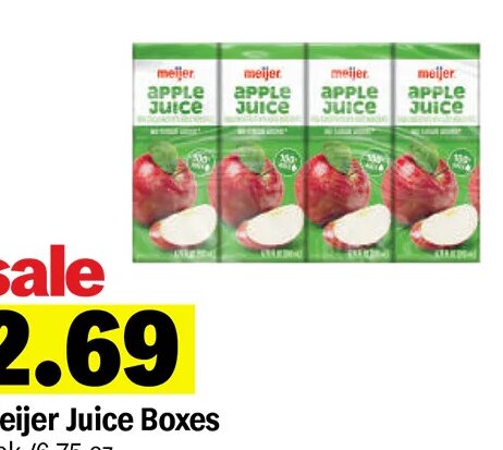 Meijer Juice Boxes at Meijer