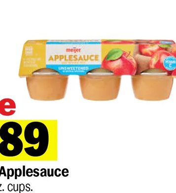 Meijer Applesauce