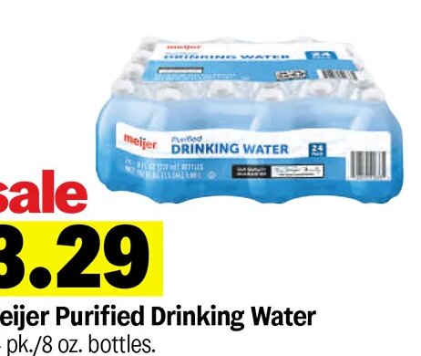Meijer Purified Drinking Water