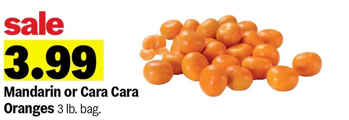 Mandarin or Cara Cara Oranges at Meijer