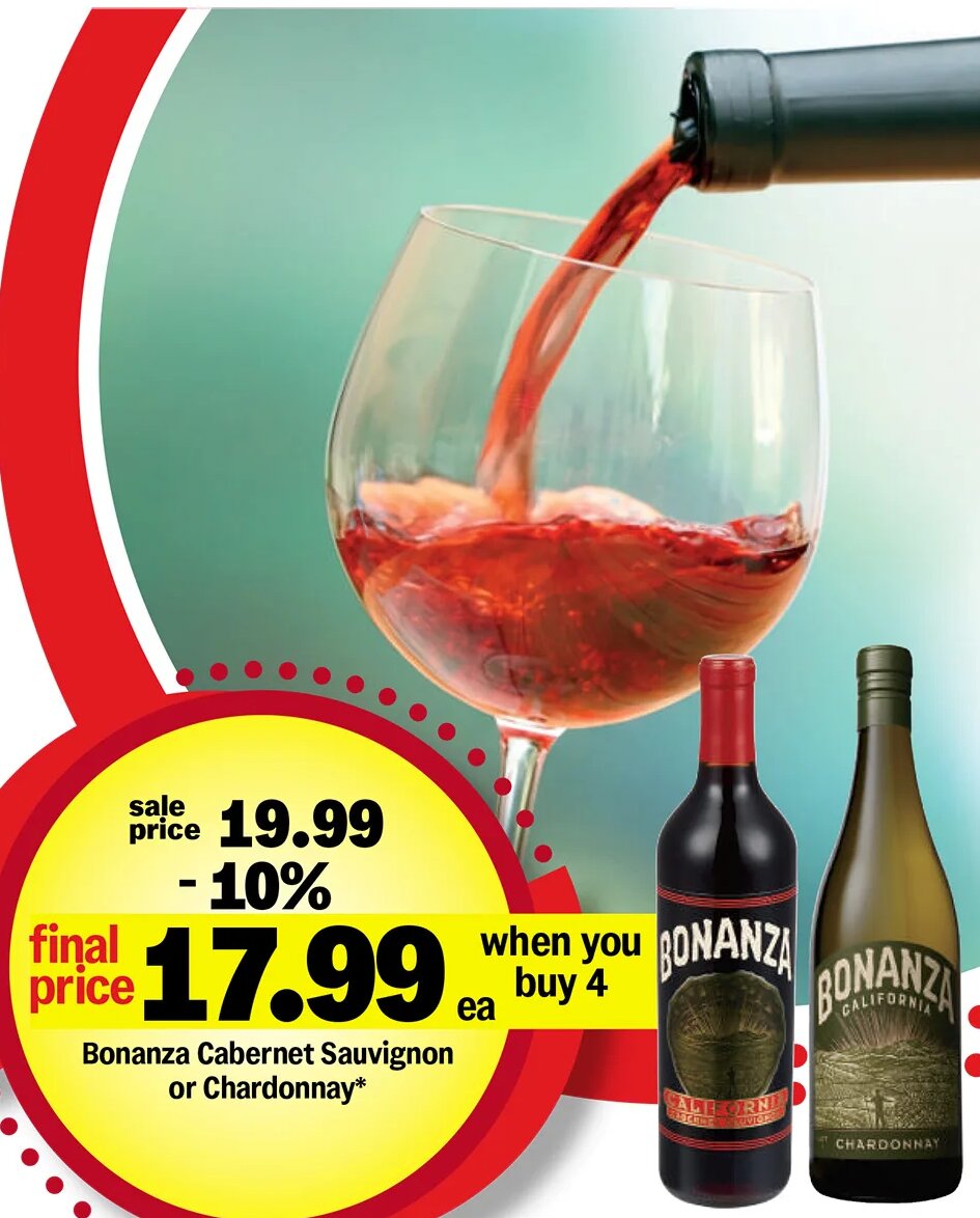 Bonanza Cabernet Sauvignon or Chardonnay*