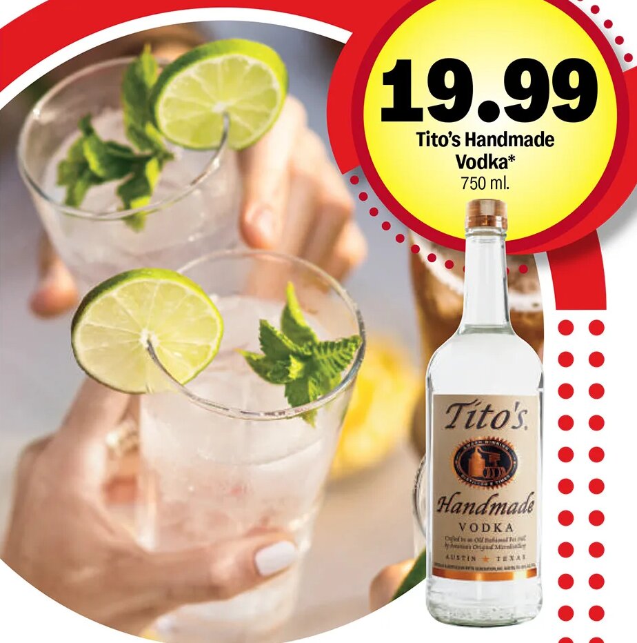 Tito's Handmade Vodka*
