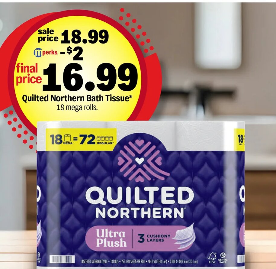 Quilted Northern Bath Tissue at Meijer