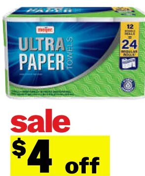 Meijer Ultra Paper Towels