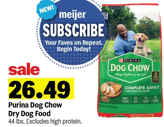 Purina Dog Chow Dry Dog Food at Meijer
