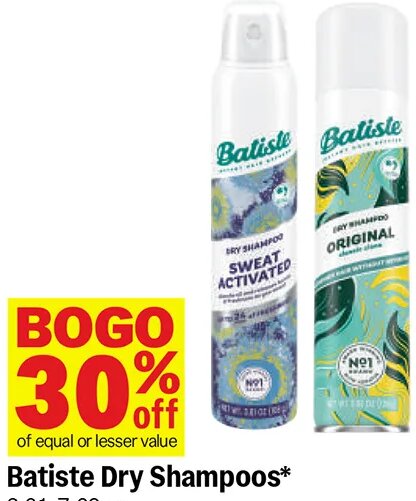 Batiste Dry Shampoos