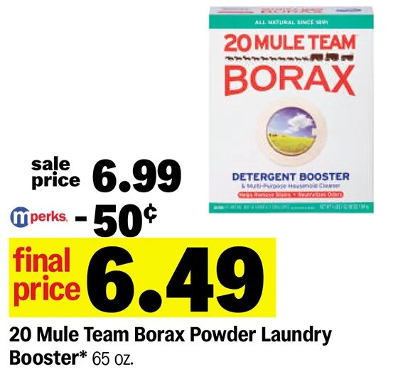 20 Mule Team Borax Powder Laundry Booster at Meijer