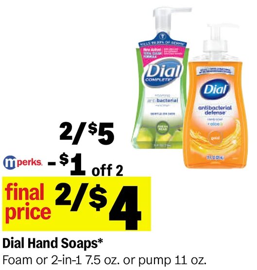 Dial Hand Soaps