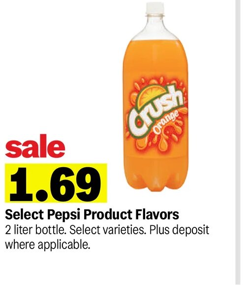 Select Pepsi Product Flavors at Meijer