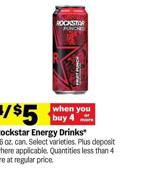 Rockstar Energy Drinks at Meijer