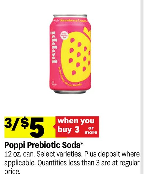 Poppi Prebiotic Soda at Meijer