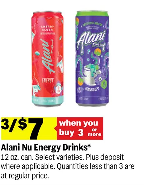 Alani Nu Energy Drinks at Meijer